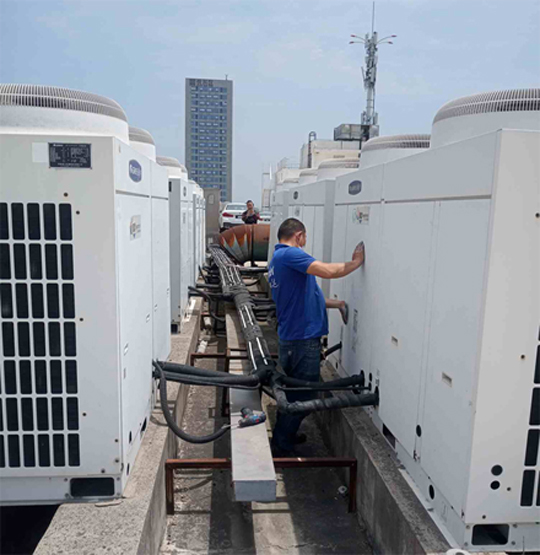 云梦中央空调制热和不制冷系统维修方法